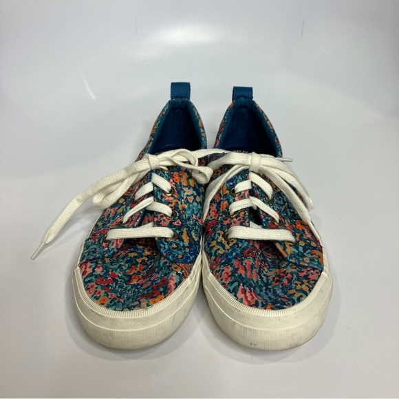 Sperry Crest vibe Liberty print sneakers women’s size 7 multicolor casual preppy - Picture 3 of 9